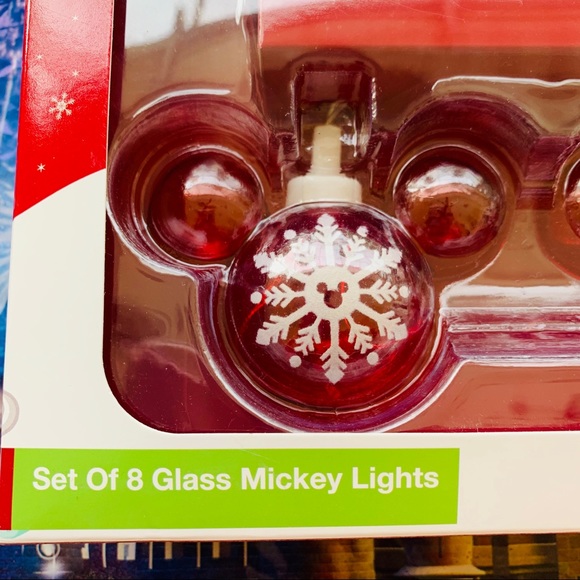 Disney Mickey Mouse Glass String Christmas Lights - Picture 4 of 8
